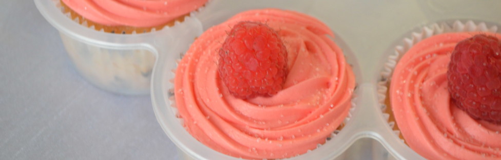Vanilla cupcake with Raspberry frosting. Vanilla cupcake with Raspberry frosting.