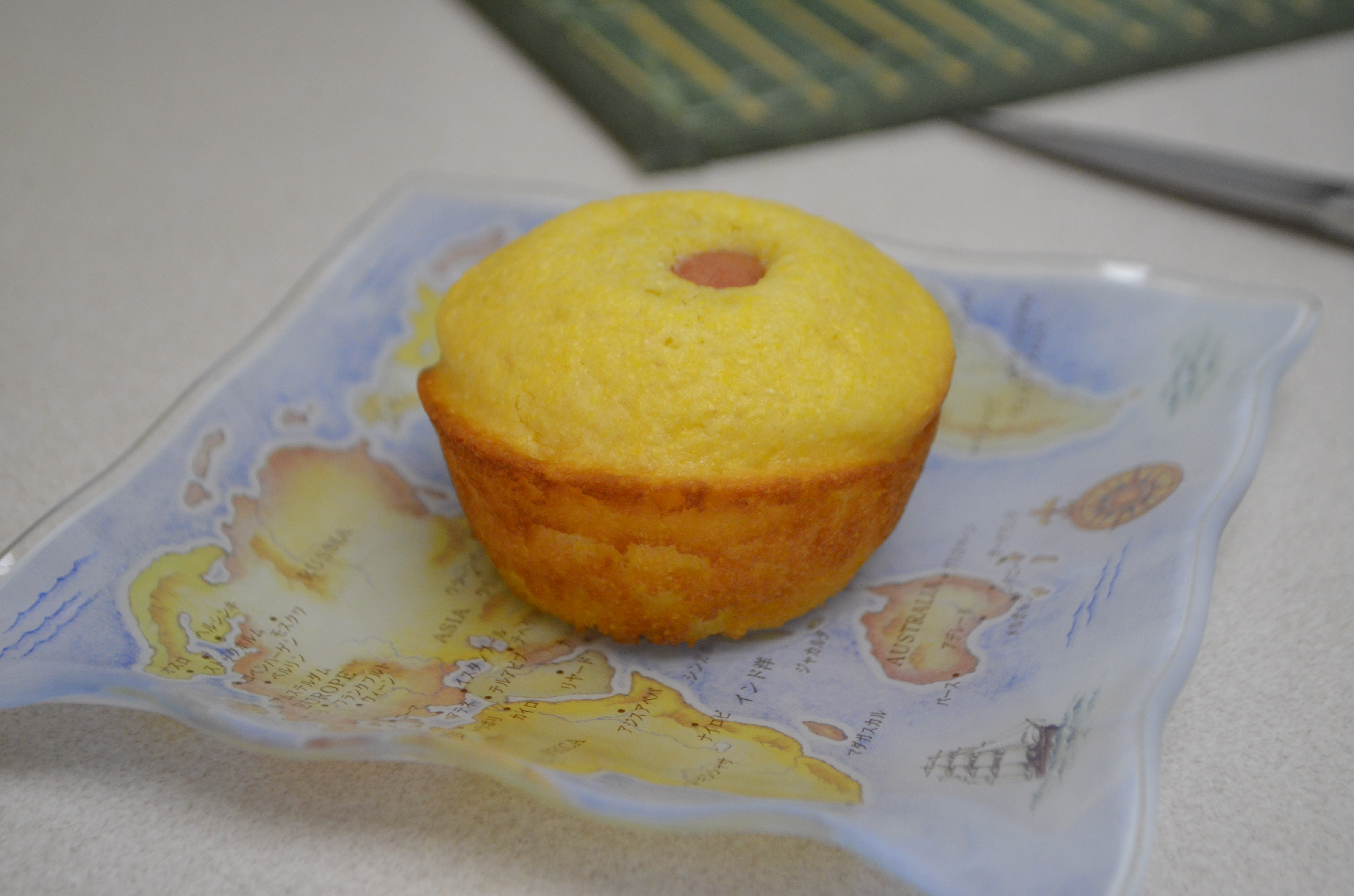 corn dog muffin. (2)